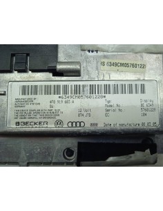 Recambio de pantalla multifuncion para audi a6 avant (4f5) 3.0 v6 24v tdi referencia OEM IAM 4F0919603A   2