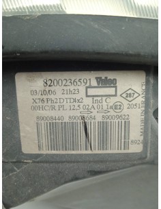 Recambio de faro derecho para nissan kubistar (x76) 1.5 dci turbodiesel cat referencia OEM IAM 8200236591   2