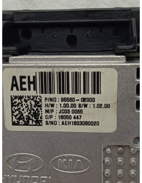Recambio de modulo electronico para hyundai ioniq tecno hybrid referencia OEM IAM 95560G2000  
