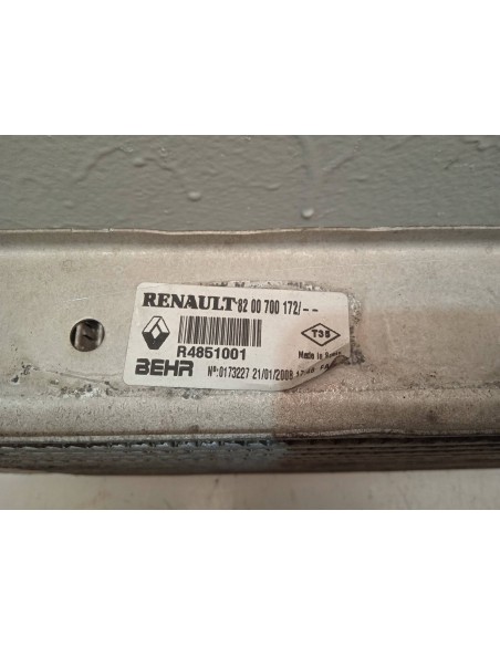 Recambio de intercooler para renault megane ii berlina 3p 1.5 dci diesel referencia OEM IAM 8200700172  