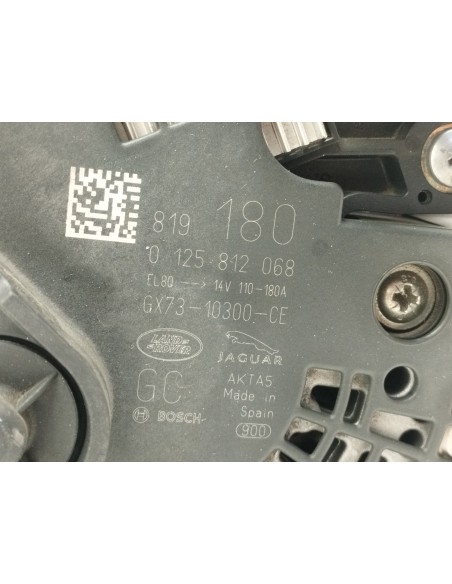 Recambio de alternador para jaguar e-pace se referencia OEM IAM GX7310300CE  
