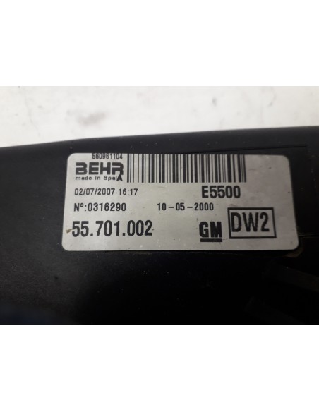 Recambio de electroventilador para opel corsa d enjoy referencia OEM IAM 55701410  