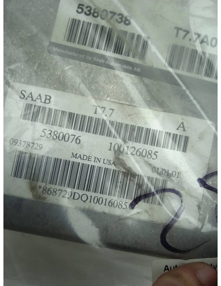 Recambio de centralita motor uce para saab 9-5 berlina 2.0 cat referencia OEM IAM T77A015380738  