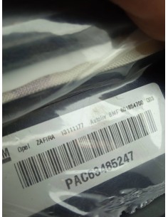 Recambio de airbag delantero derecho para opel zafira b 1.6 16v referencia OEM IAM 13111177   2
