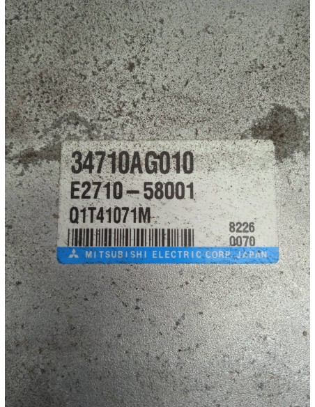 Recambio de modulo electronico para subaru legacy familiar/outback b13 (bp) 2.0 cat referencia OEM IAM 34710AG010  