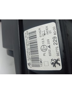 Recambio de faro derecho para peugeot 308 style referencia OEM IAM 9677522980  