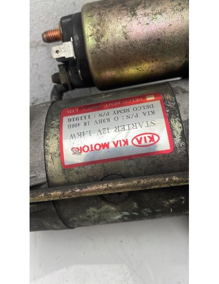 Recambio de motor arranque para kia carnival ii 2.5 v6 cat referencia OEM IAM 0K9BV18400B  