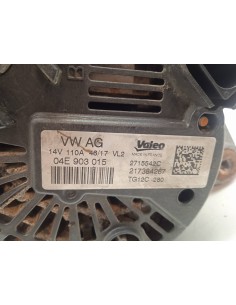 Recambio de alternador para seat leon (5f1) style visio referencia OEM IAM 04E903015   2