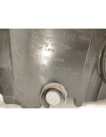 Recambio de faro derecho para nissan leaf acenta referencia OEM IAM 260103NL5A LED 