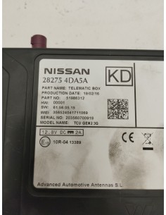 Recambio de modulo electronico para nissan leaf acenta referencia OEM IAM 282754DA5A   2