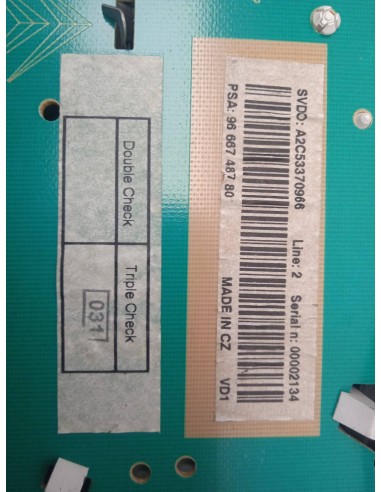 Recambio de cuadro instrumentos para peugeot 207 1.6 16v referencia OEM IAM 9666748780  