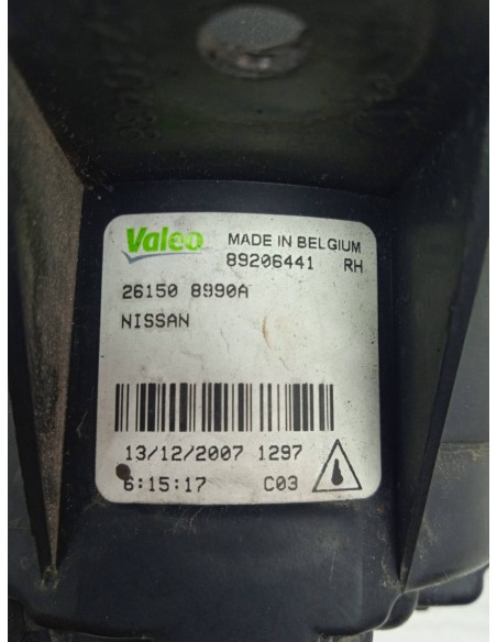 Recambio de faro antiniebla derecho para renault koleos 2.0 dci diesel fap referencia OEM IAM 261508990A  