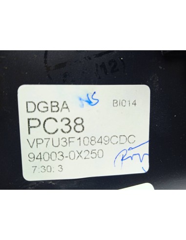 Recambio de cuadro instrumentos para hyundai i10 referencia OEM IAM 940030X250 PC38 
