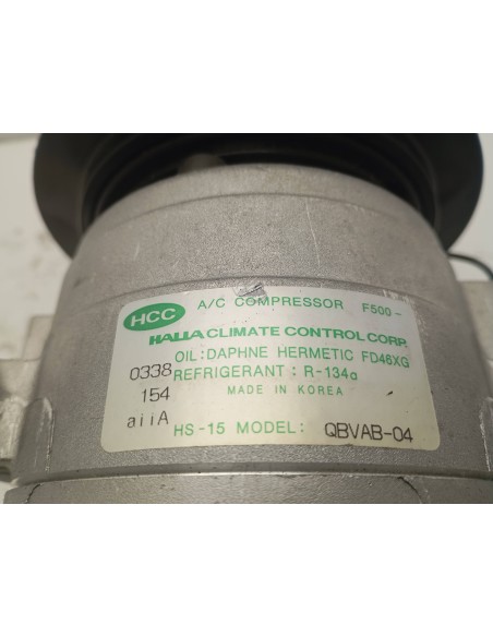 Recambio de compresor aire acondicionado para hyundai h 1 referencia OEM IAM F500QBVAB0  