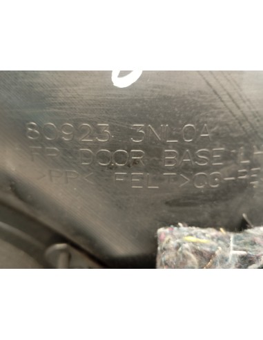 Recambio de guarnecido puerta delantera izquierda para nissan leaf acenta referencia OEM IAM 809013NL0A  