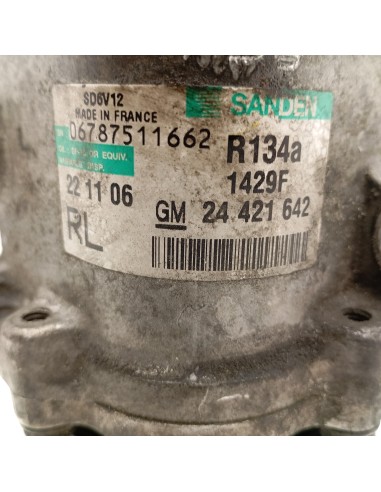Recambio de compresor aire acondicionado para opel meriva 1.7 16v cdti referencia OEM IAM 24421642  