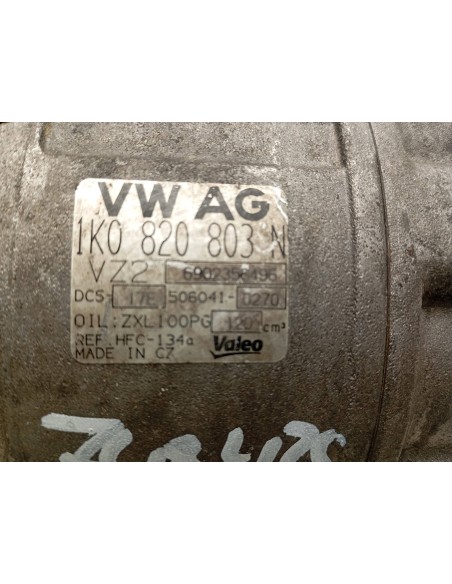 Recambio de compresor aire acondicionado para skoda rapid 1.6 tdi dpf referencia OEM IAM 5Q0820803N  