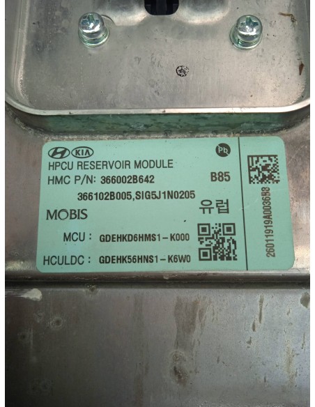 Recambio de modulo electronico para kia niro business referencia OEM IAM 366002B642  