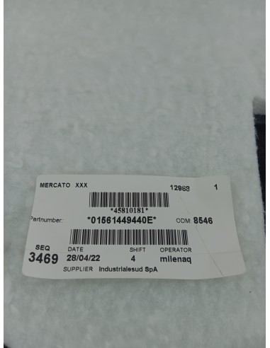 Recambio de bandeja trasera para alfa romeo giulia (952) sprint referencia OEM IAM 1561244360  