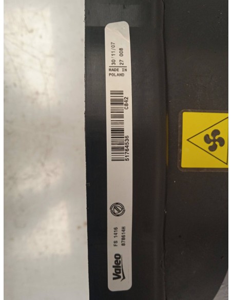 Recambio de electroventilador para fiat panda (169) 1.3 jtd cat referencia OEM IAM 51764536  