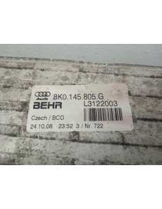 Recambio de intercooler para audi a4 ber. (b8) 2.0 16v tdi referencia OEM IAM 8K0145805G   2