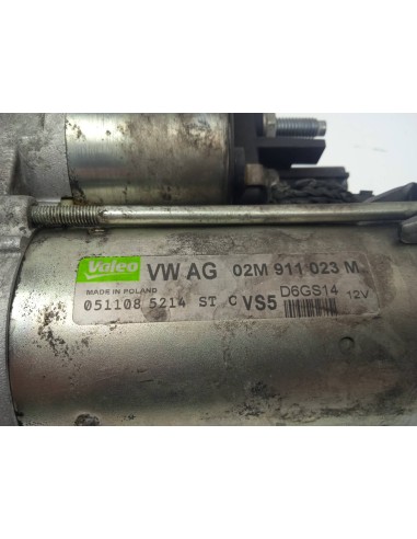 Recambio de motor arranque para audi a3 (8p) 1.8 16v tfsi referencia OEM IAM 02M911023M  