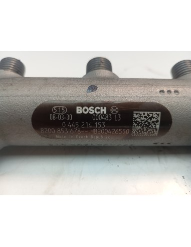 Recambio de rampa inyectora para renault scenic ii grand dynamique referencia OEM IAM 8200853678  