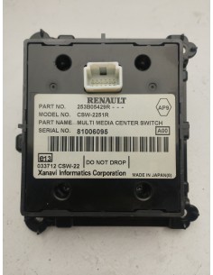 Recambio de mando multifuncion para renault laguna iii privilege referencia OEM IAM 253B05429R   2
