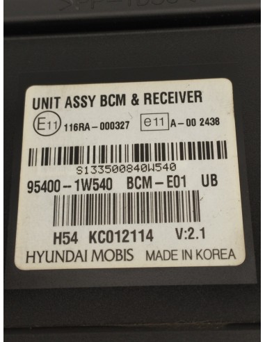 Recambio de modulo electronico para kia rio drive referencia OEM IAM 954001W540  