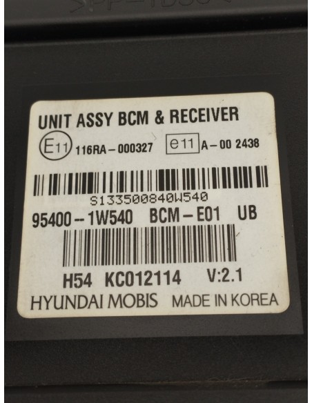 Recambio de modulo electronico para kia rio drive referencia OEM IAM 954001W540  