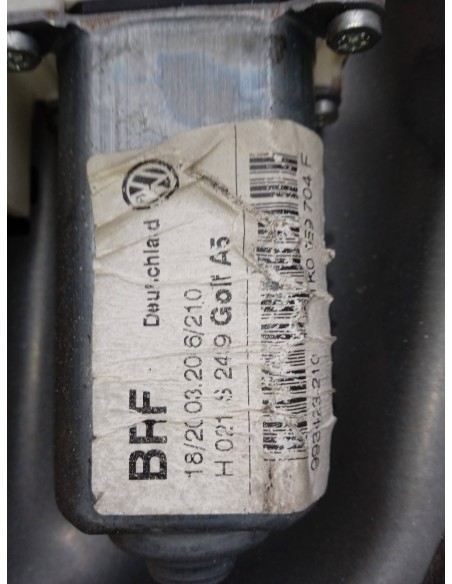 Recambio de elevalunas trasero derecho para volkswagen golf v berlina (1k1) 1.9 tdi referencia OEM IAM 1K0959704F  
