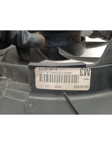 Recambio de electroventilador para nissan micra (k12e) 1.2 cat referencia OEM IAM 1831443000  