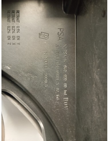 Recambio de electroventilador para peugeot 807 st pack referencia OEM IAM 1484092080  