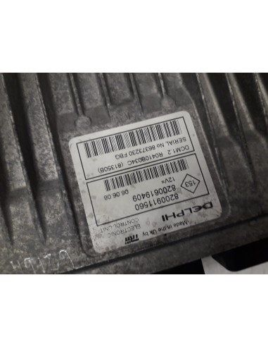 Recambio de centralita motor uce para renault modus 1.5 dci diesel cat referencia OEM IAM 8200911560  