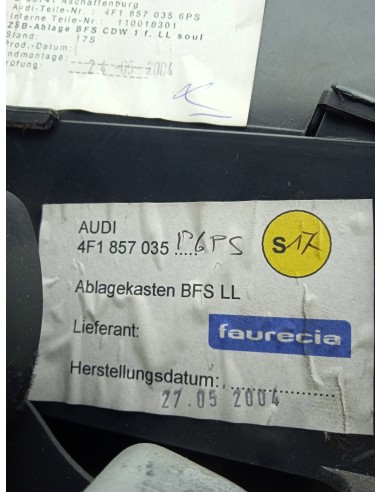 Recambio de guantera para audi a6 berlina (4f2) 3.2 fsi quattro referencia OEM IAM 4F1857035  