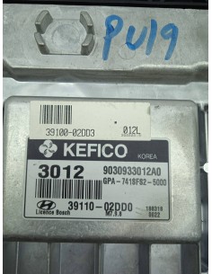 Recambio de centralita motor uce para hyundai i10 1.1 12v cat referencia OEM IAM 3911002DD0   2