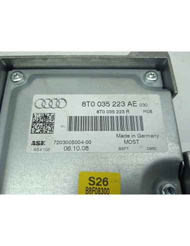 Recambio de modulo electronico para audi a4 ber. (b8) 2.0 16v tdi referencia OEM IAM 8T0035223AE  