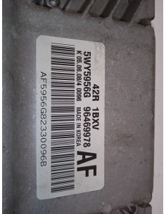 Recambio de centralita motor uce para chevrolet aveo ls referencia OEM IAM 5WY5956G   2