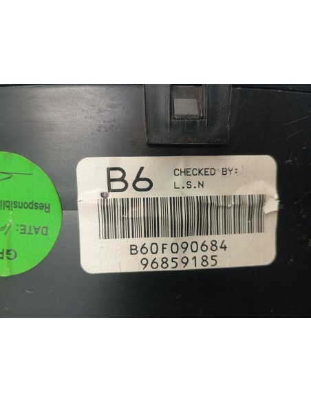 Recambio de cuadro instrumentos para chevrolet aveo 1.4 cat referencia OEM IAM 96859185  