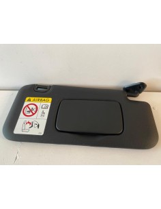 Recambio de parasol derecho para toyota gr 86 referencia OEM IAM SU00309689 COLOR GRIS  2