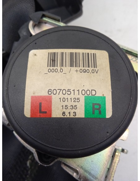Recambio de cinturon seguridad trasero izquierdo para bmw serie 1 coupe (e82) 118d referencia OEM IAM 607051100D  