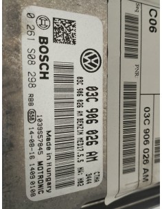 Recambio de centralita motor uce para seat alhambra (710) style i-tech referencia OEM IAM 03C906026AM   2