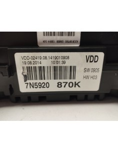 Recambio de cuadro instrumentos para seat alhambra (710) style i-tech referencia OEM IAM 7N5920870K   2