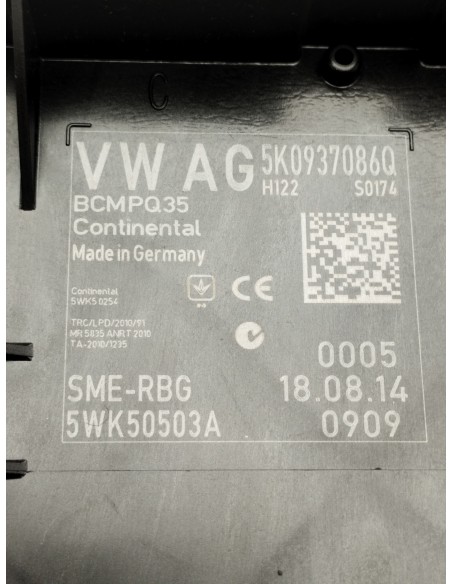 Recambio de modulo electronico para seat alhambra (710) style i-tech referencia OEM IAM 5K0937086Q  