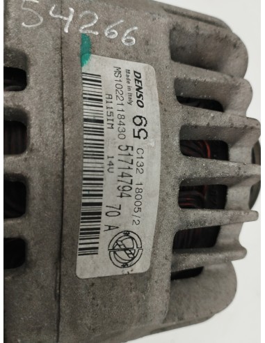 Recambio de alternador para fiat panda (169) 1.2 8v dynamic referencia OEM IAM 51714794  