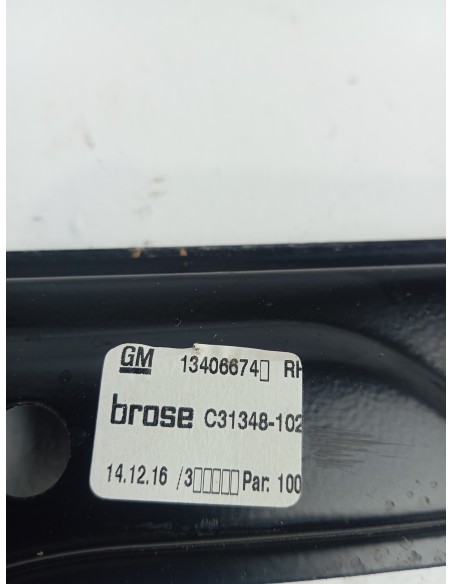 Recambio de elevalunas delantero derecho para opel astra k lim. 5türig dynamic referencia OEM IAM 13406674RH  