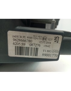 Recambio de faro derecho para peugeot 206 berlina x-line referencia OEM IAM 9628666780   2