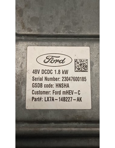 Recambio de modulo electronico para ford puma (j2k, cf7) 1.0 ecoboost referencia OEM IAM LX7A14B227AK  
