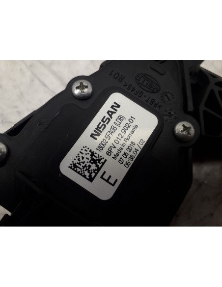 Recambio de potenciometro pedal para nissan micra v (k14) 0.9 cat referencia OEM IAM 180025FA0B  