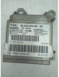 Recambio de centralita airbag para peugeot 207 1.6 16v hdi fap referencia OEM IAM 0285010112   2